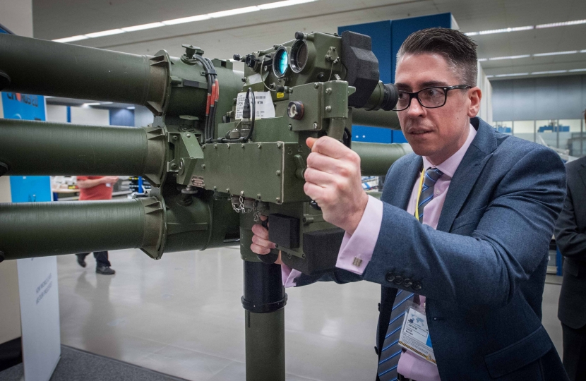 Neil Wilson tours Thales