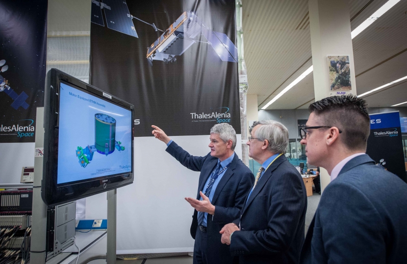 Neil Wilson tours Thales